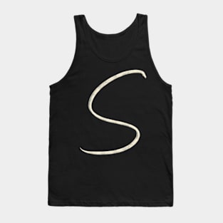 Hand Drawn Letter S Tank Top